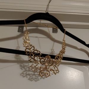 Filigree collar necklace